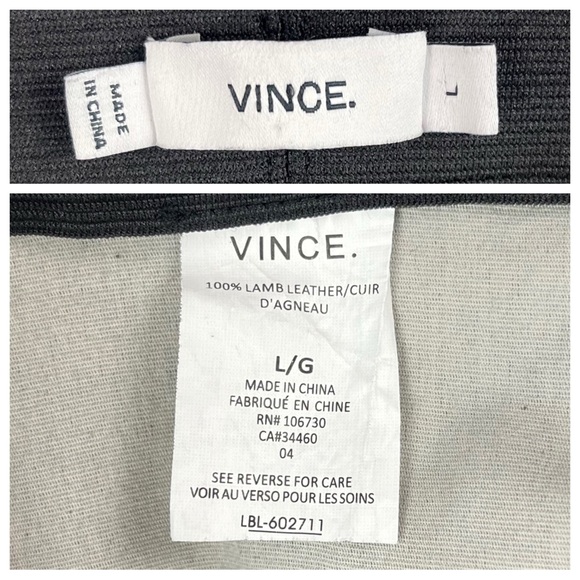 VINCE Suede Ankle Zip Leggings Genuine Lamb Leather Moto Bikercore Boho Western - Picture 14 of 16